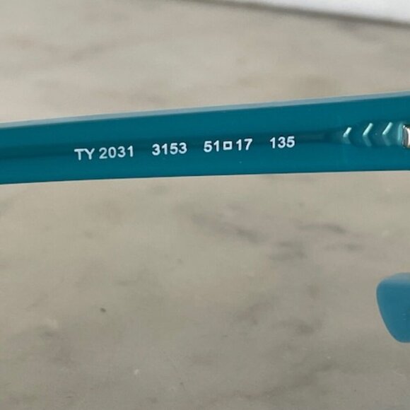 TORY BURCH TY2031 Eyeglasses Blue Brown Tortoise Rx 51-17 135 - Picture 7 of 15